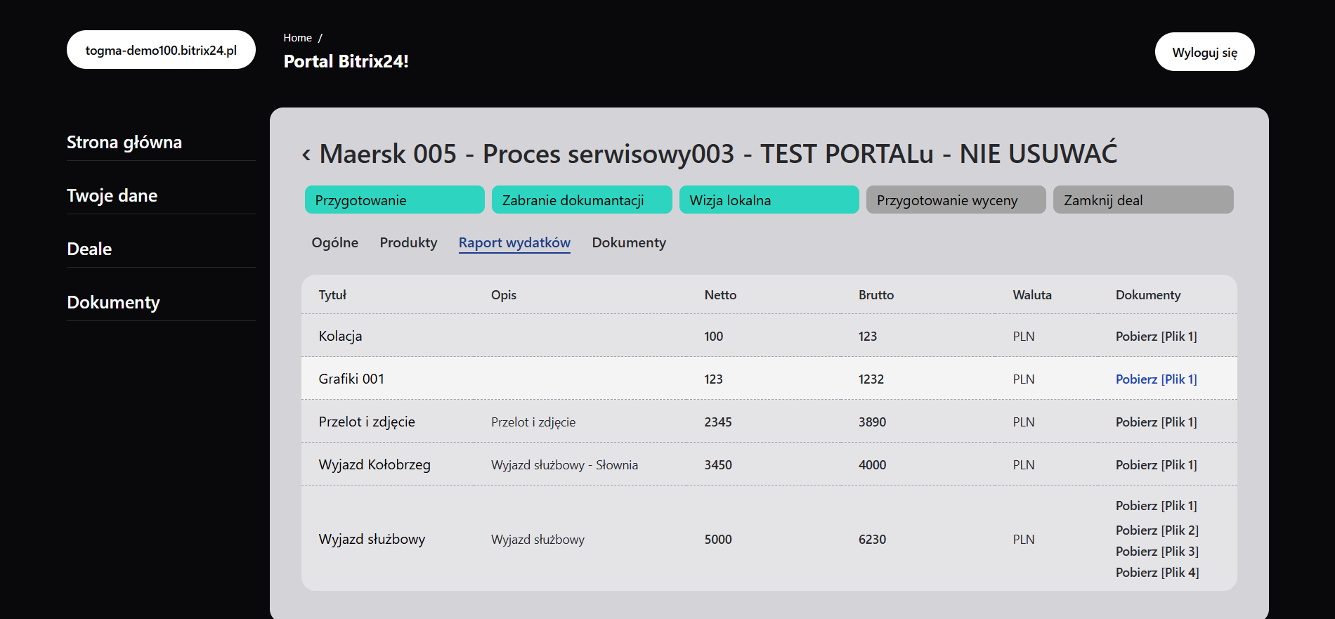 Portal screenshot